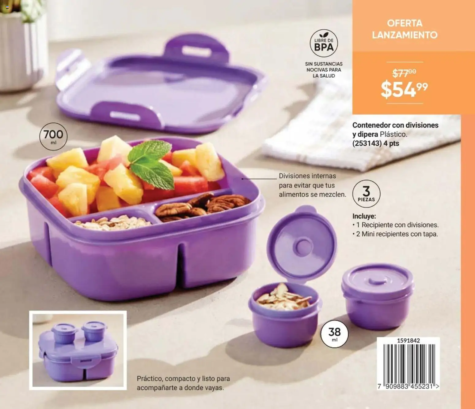 Nuevas ofertas de AVON válidas en toda la República Mexicana desde el 11/09/2026. ¡Encuentra las mejores ofertas en AVON Casa & Estilo 14 2026! | Página: 196 | Productos: Alimentos, Contenedor