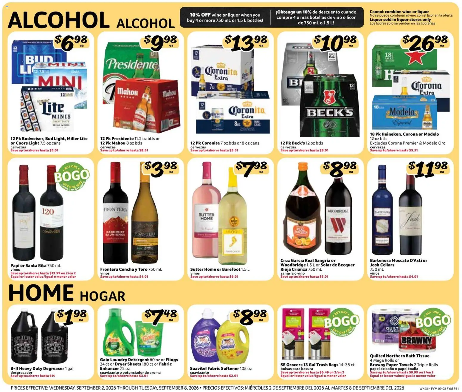 Fresco y Más Weekly Ad - valid from 09/02/2026 | Page: 11 | Products: Laundry detergent, Fabric softener, Detergent, Dryer