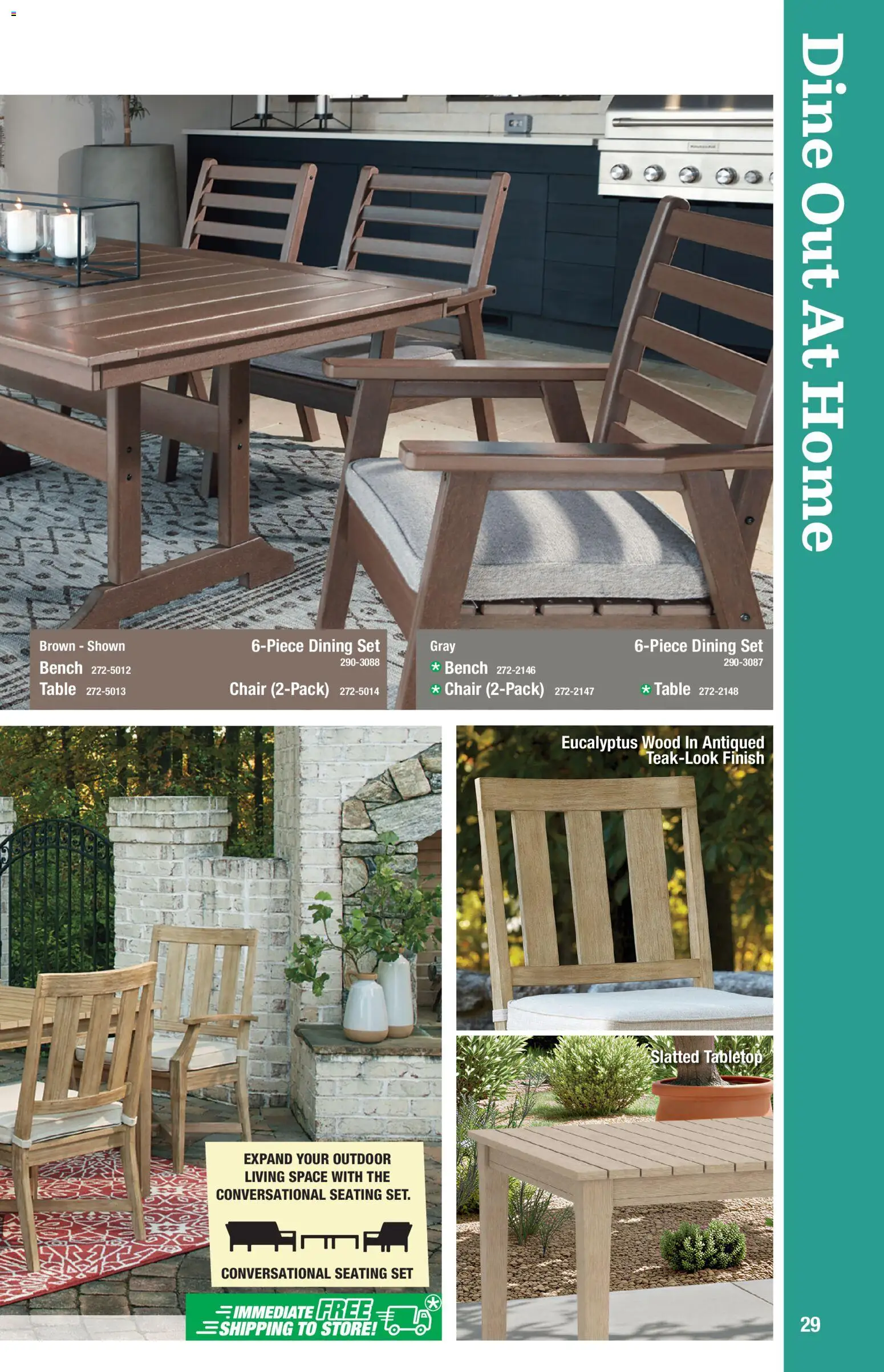 Menards Outdoor Living Catalogue - valid from 02/04/2026 | Page: 29 | Products: Table, Chair, Dining set