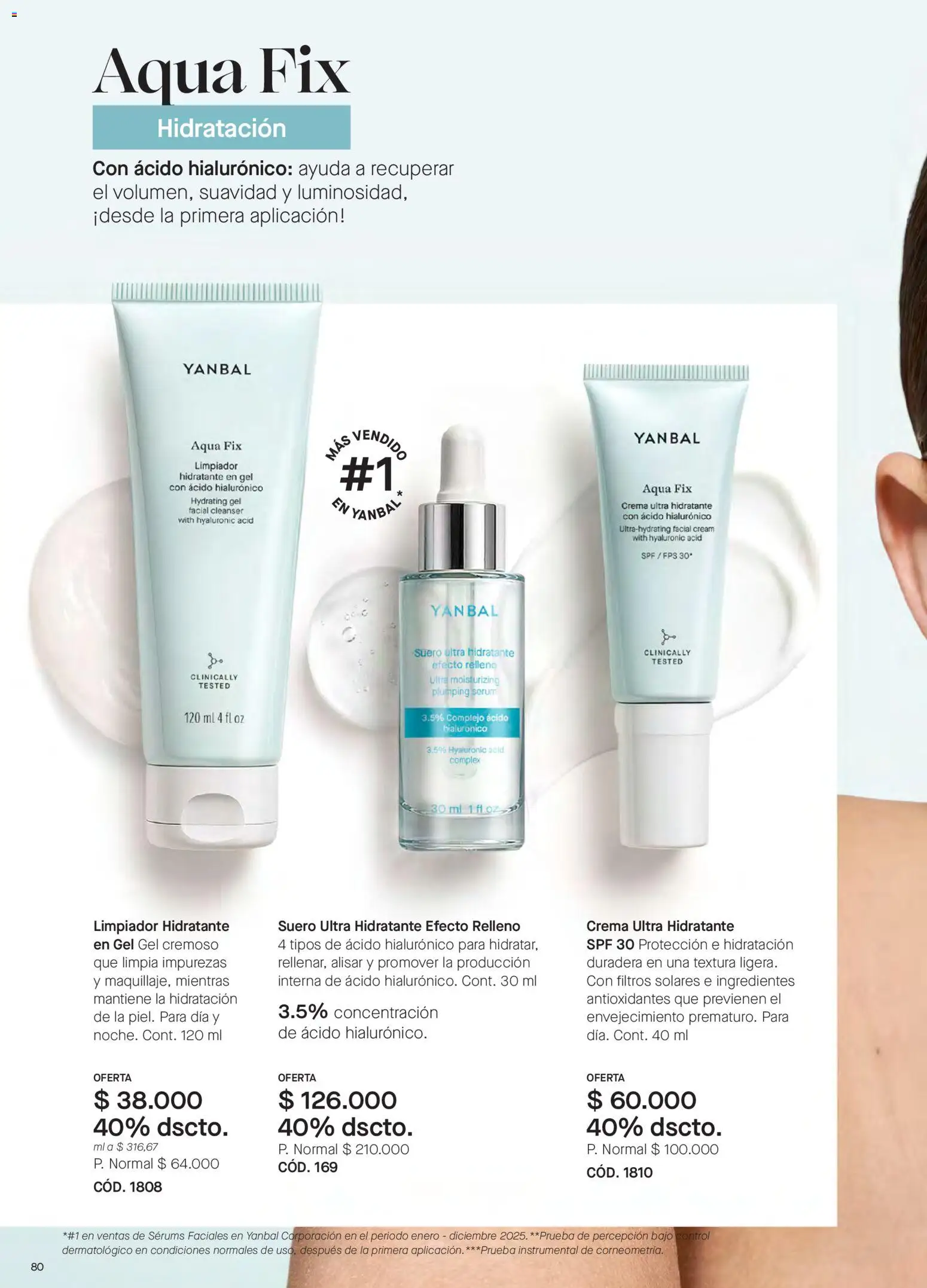 Yanbal revista - valida desde el 15/08/2026 | Página: 80 | Productos: Bajo, Ingredientes, Crema, Limpiador