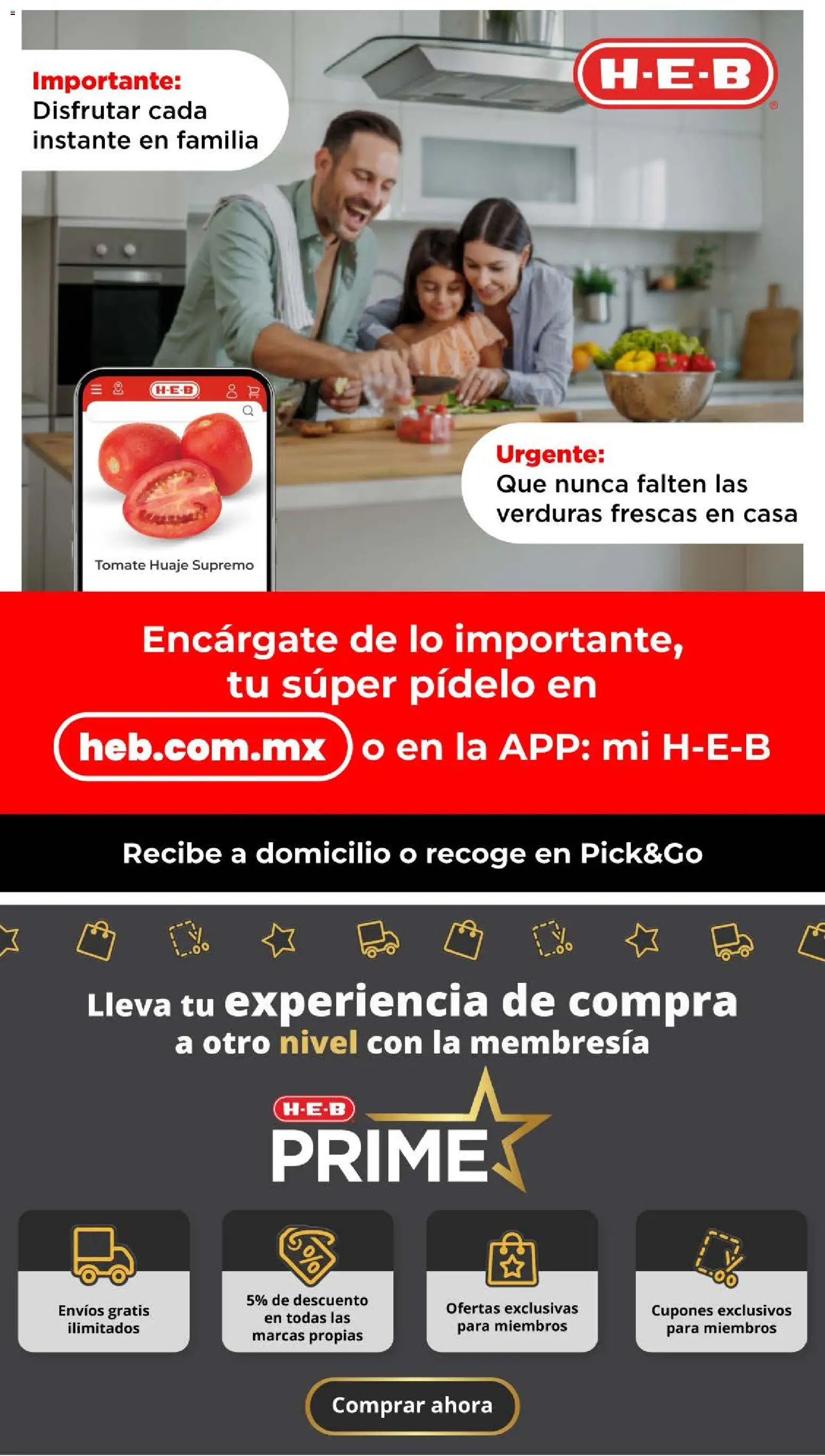 Nuevas ofertas de H-E-B válidas en toda la República Mexicana desde el 14/08/2026. ¡Encuentra las mejores ofertas en H-E-B folleto! | Página: 2 | Productos: Tomate, Verduras