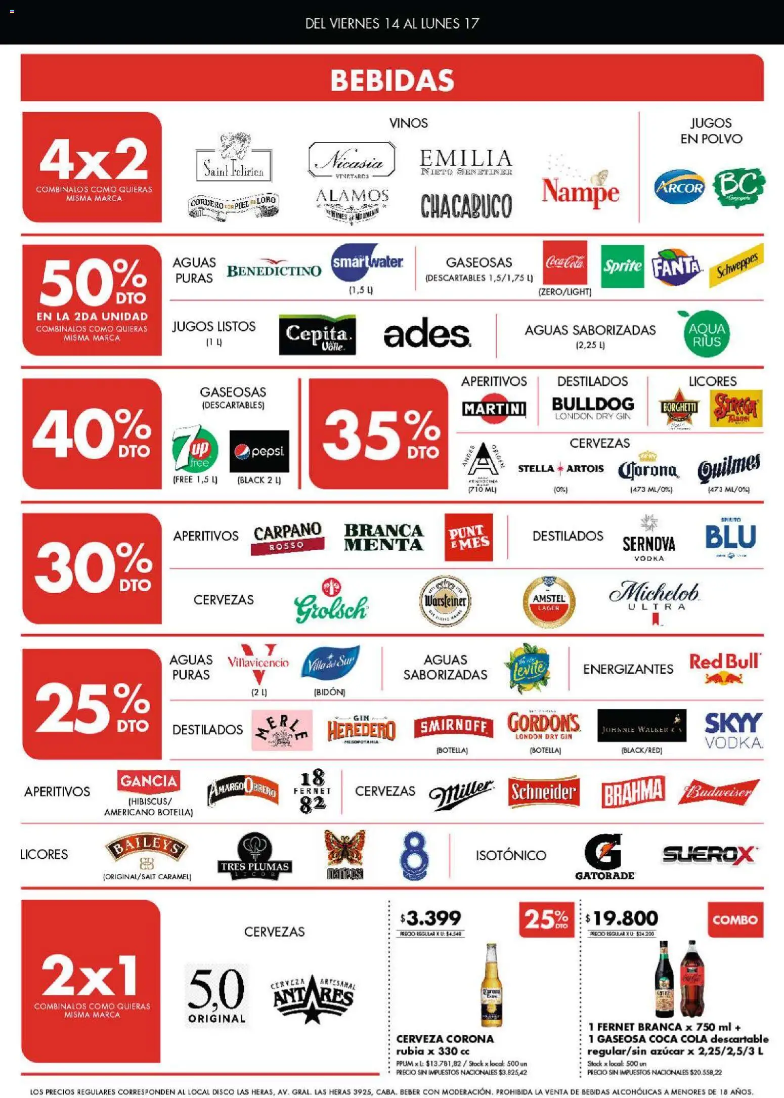 Disco - Ofertas │ válido desde el 13/08/2026 | Página: 5 | Productos: Fanta, Polvo, Cerveza Corona, Cerveza