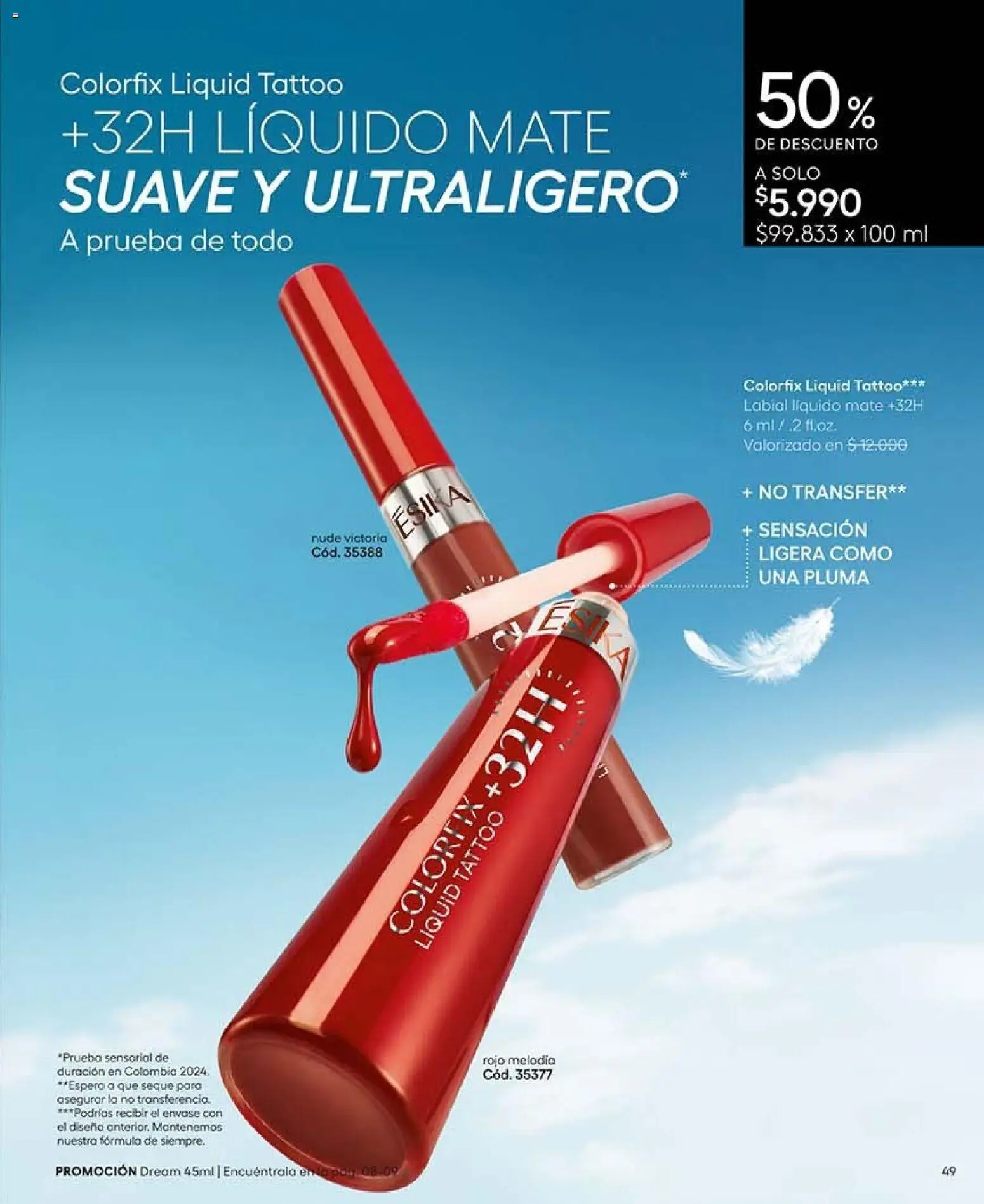 Catálogo Ésika Campaña 16 │ válido desde el 28.09.2026 | Página: 53 | Productos: Mate, Labial