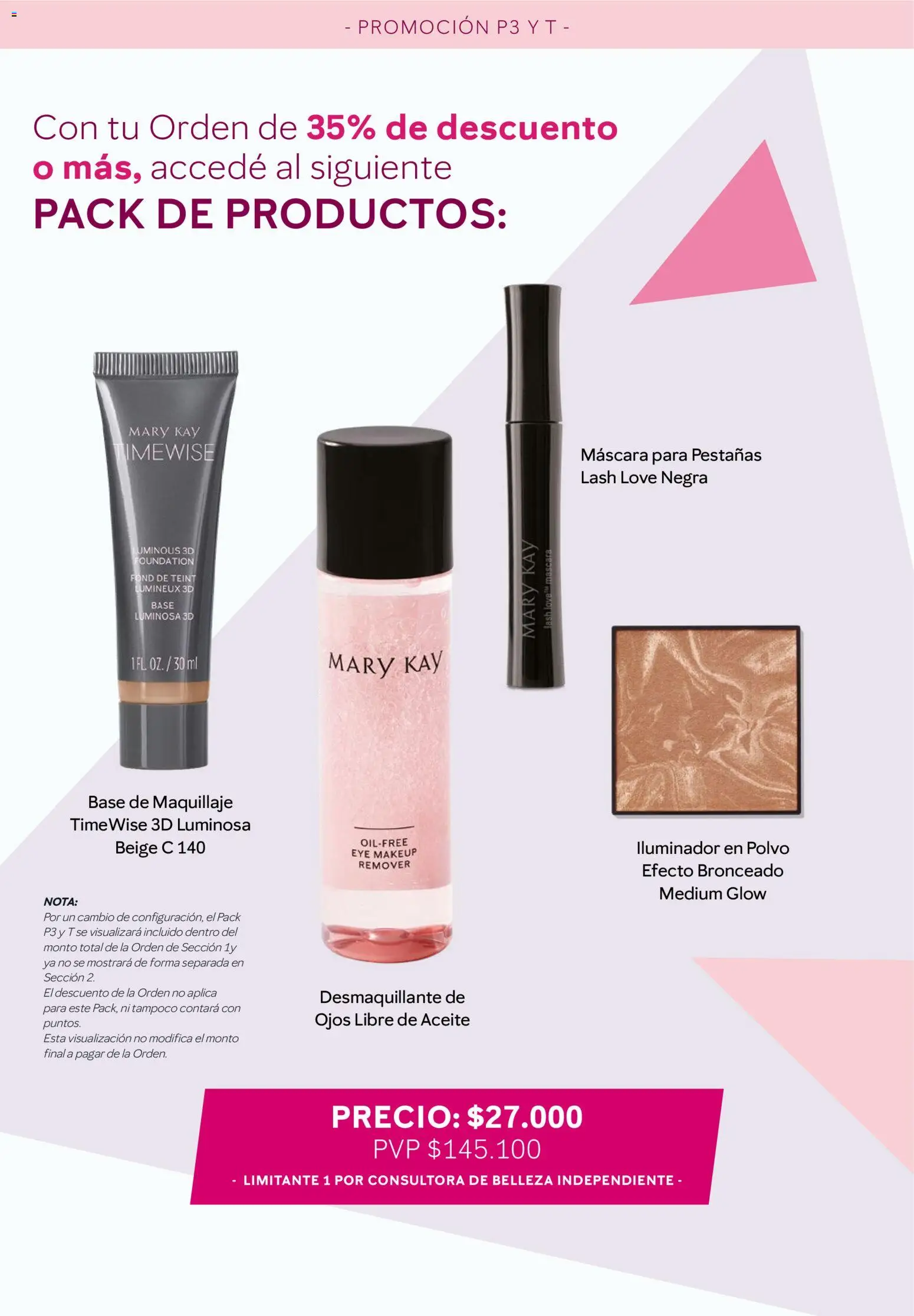 Mary Kay - Aplausos Septiembre 2026 │ válido desde el 01/09/2026 | Página: 65 | Productos: Base de maquillaje, Aceite, Polvo, Máscara
