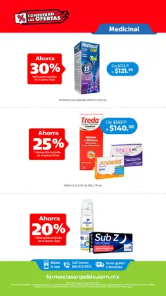 Vista previa de Farmacia San Pablo catálogo, nuevo folleto de la tienda, válido en México a partir del 03.06.2026 | Página: 9