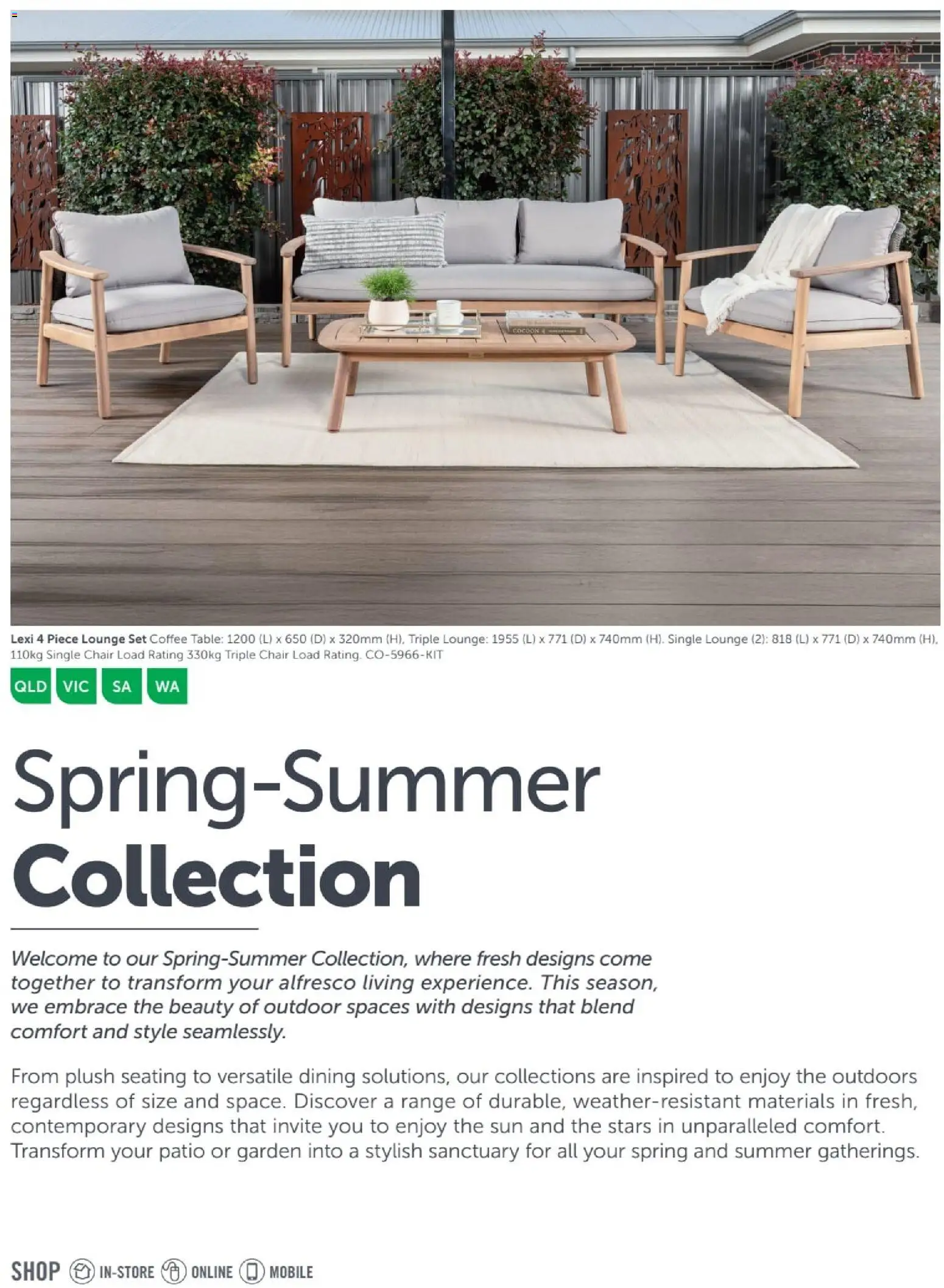 Stratco catalogue - valid from 04/12/2025 | Page: 2 | Products: Coffee table, Table, Chair, Mobile