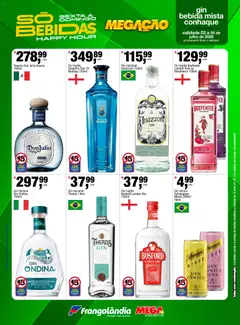 Frangolândia ofertas Bebidas - Pré-Visualização do folheto da loja Frangolândia, válido de 03/07/2026 | Página: 5 | Produtos: Conhaque, Tequila, Gin, Bebida