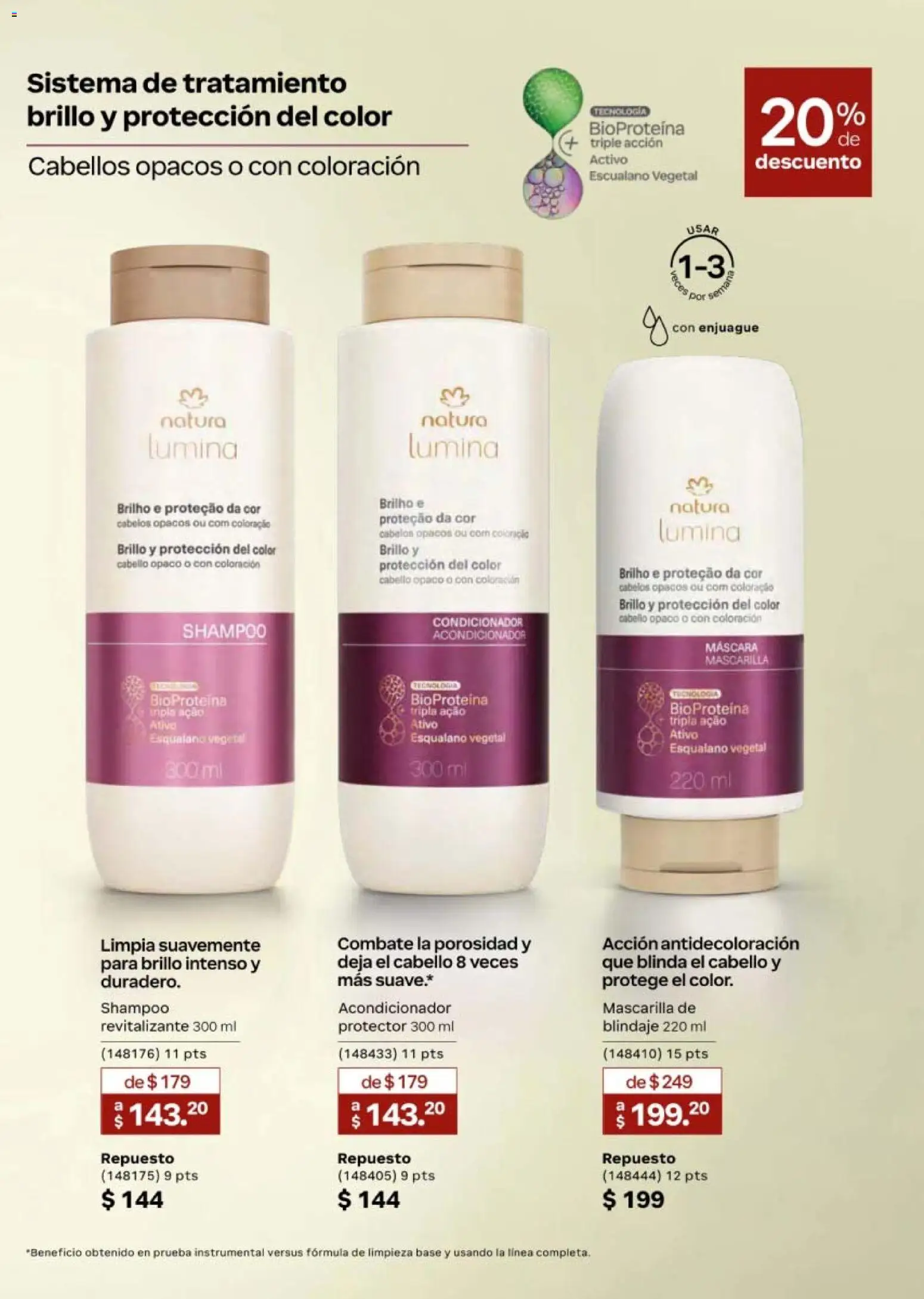 Nuevas ofertas de Natura válidas en toda la República Mexicana desde el 20/02/2026. ¡Encuentra las mejores ofertas en Natura campaña 4 2026! | Página: 117 | Productos: Máscara, Brillo, Shampoo, Acondicionador