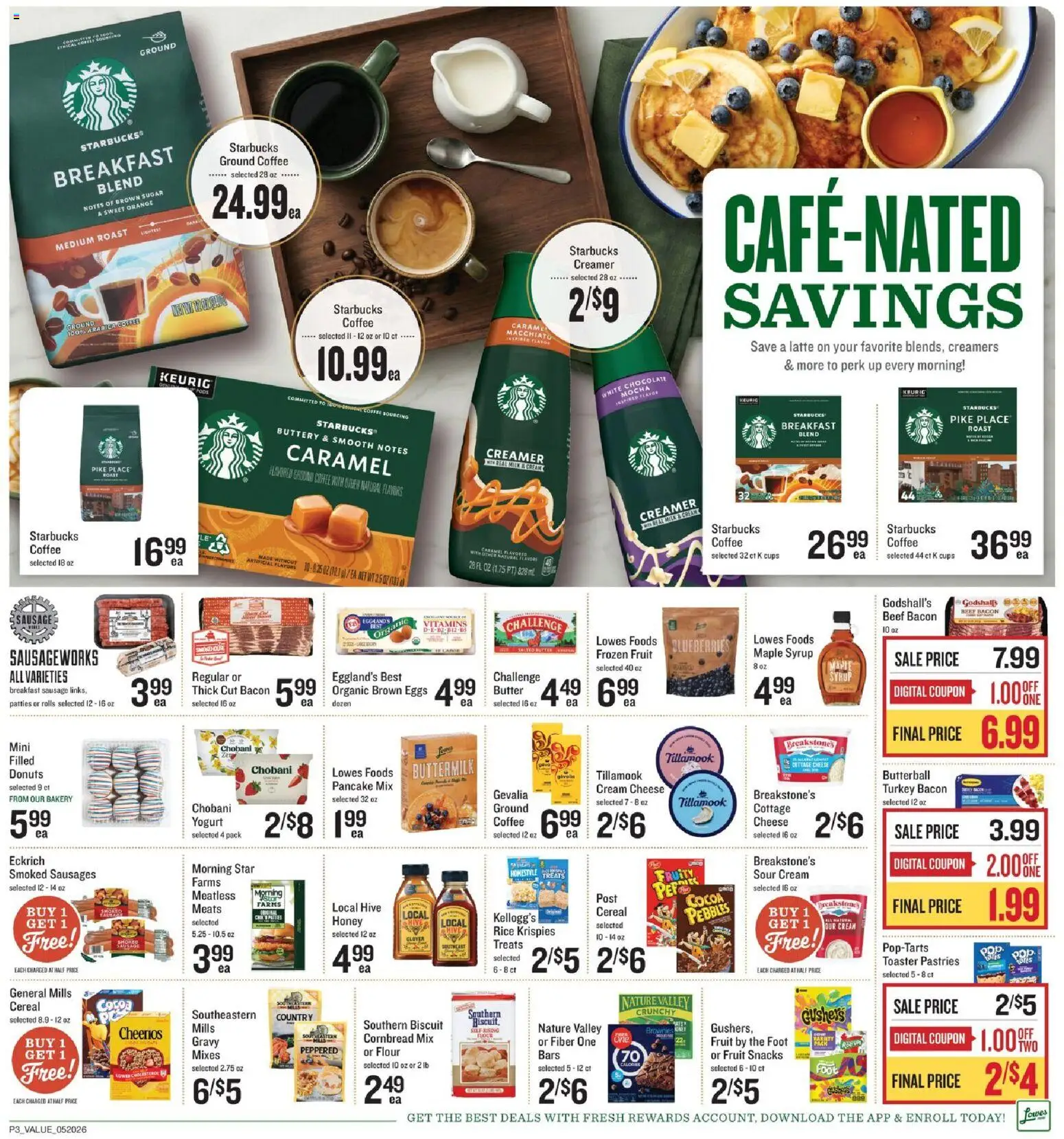 Lowes Foods Weekly Ad - NC - valid from 20.05.2026 | Page: 7 | Products: Toaster, Butter, Coffee, Rice