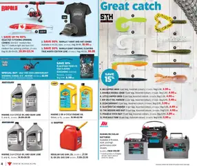 Preview of Canadian Tire - Summer Inspirations from shop Canadian Tire valid from Jun 11, 2026 | Page: 4 | Products: Fish, Hat, Tshirt, Oil
