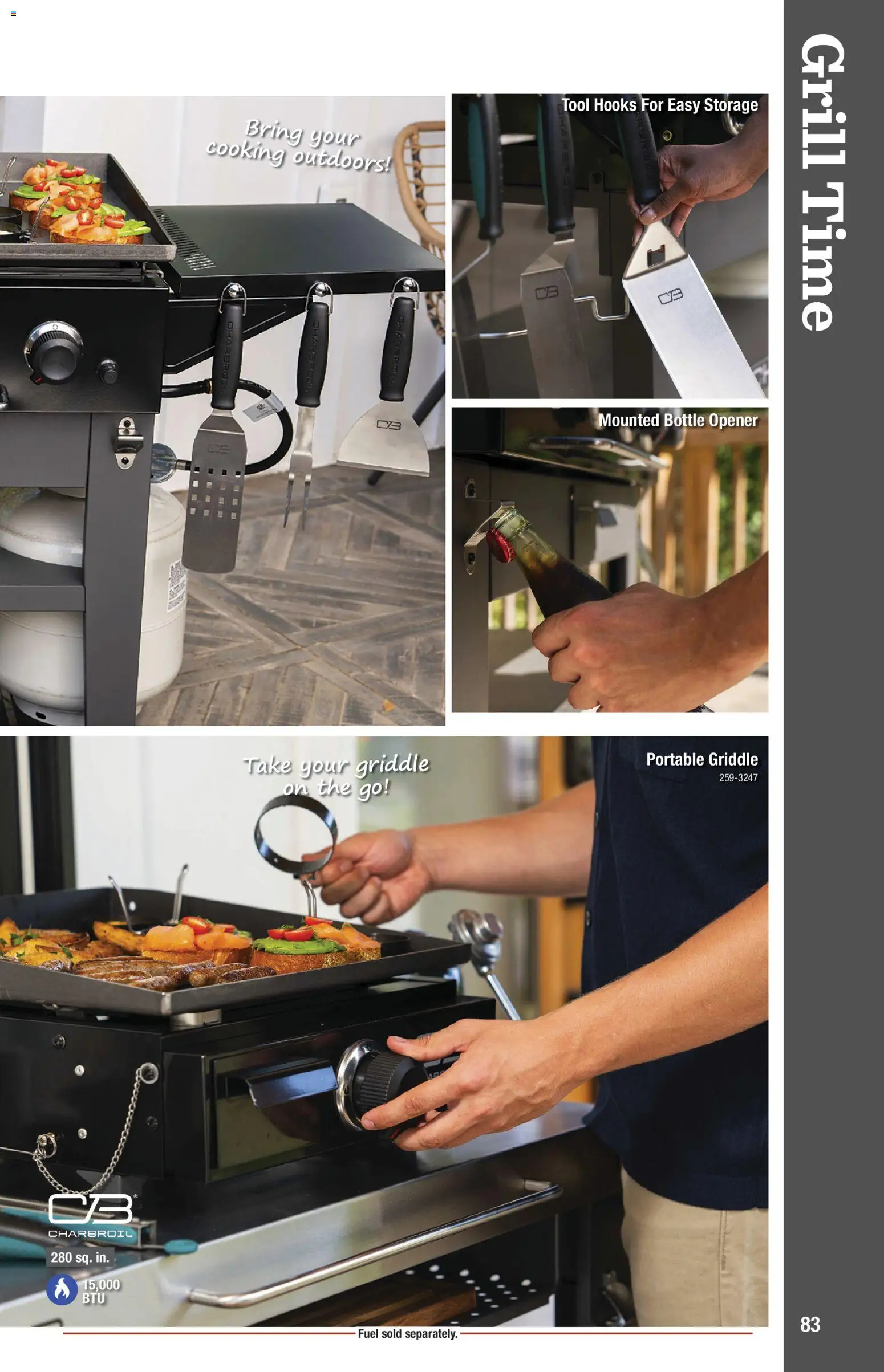 Menards Outdoor Living Catalogue - valid from 02/04/2026 | Page: 83 | Products: Opener, Griddle, Grill