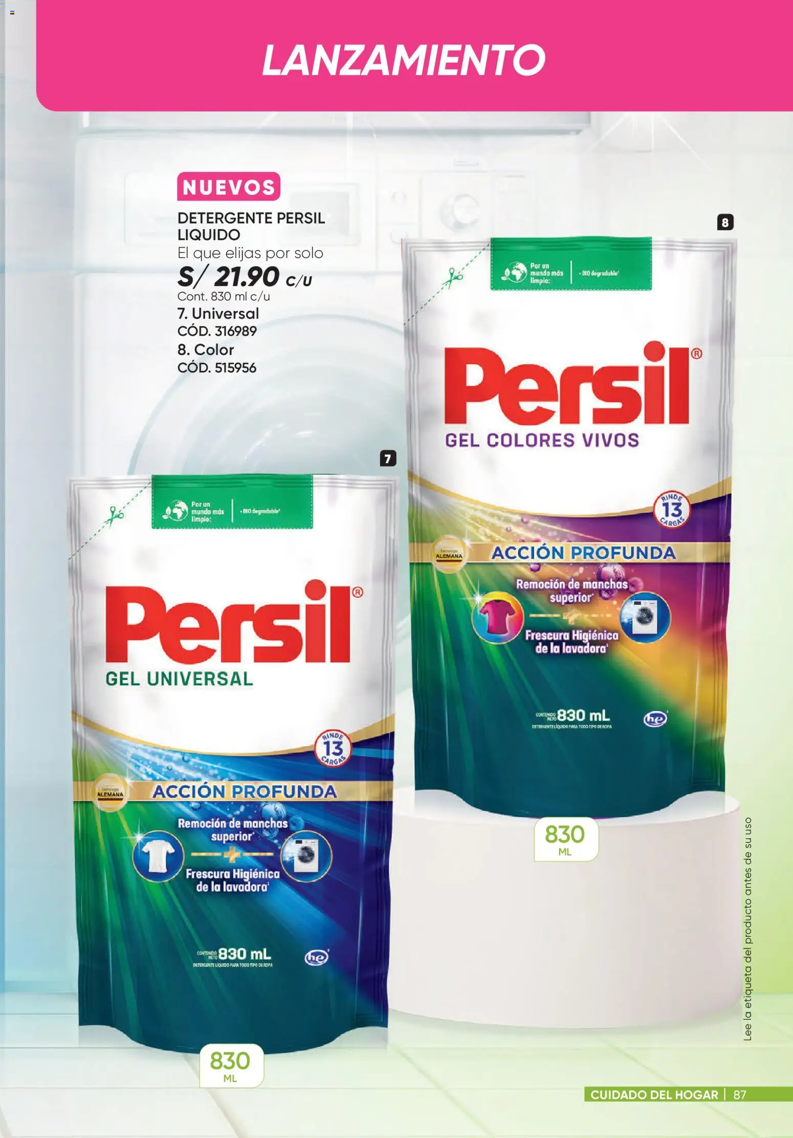 Catálogo Azzorti válido desde 31/08/2026 | Página: 87 | Productos: Detergente, Ropa, Detergente líquido