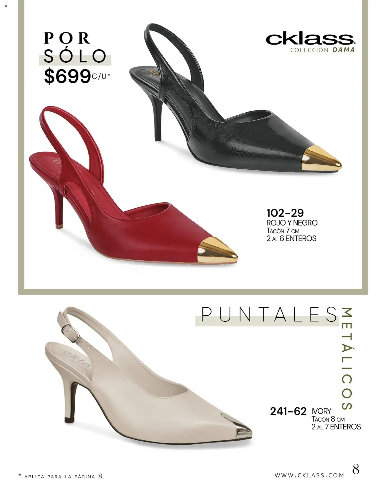 Nuevas ofertas de Cklass válidas en toda la República Mexicana desde el 08/07/2026. ¡Encuentra las mejores ofertas en Cklass catálogo Gala y glamour! | Página: 43