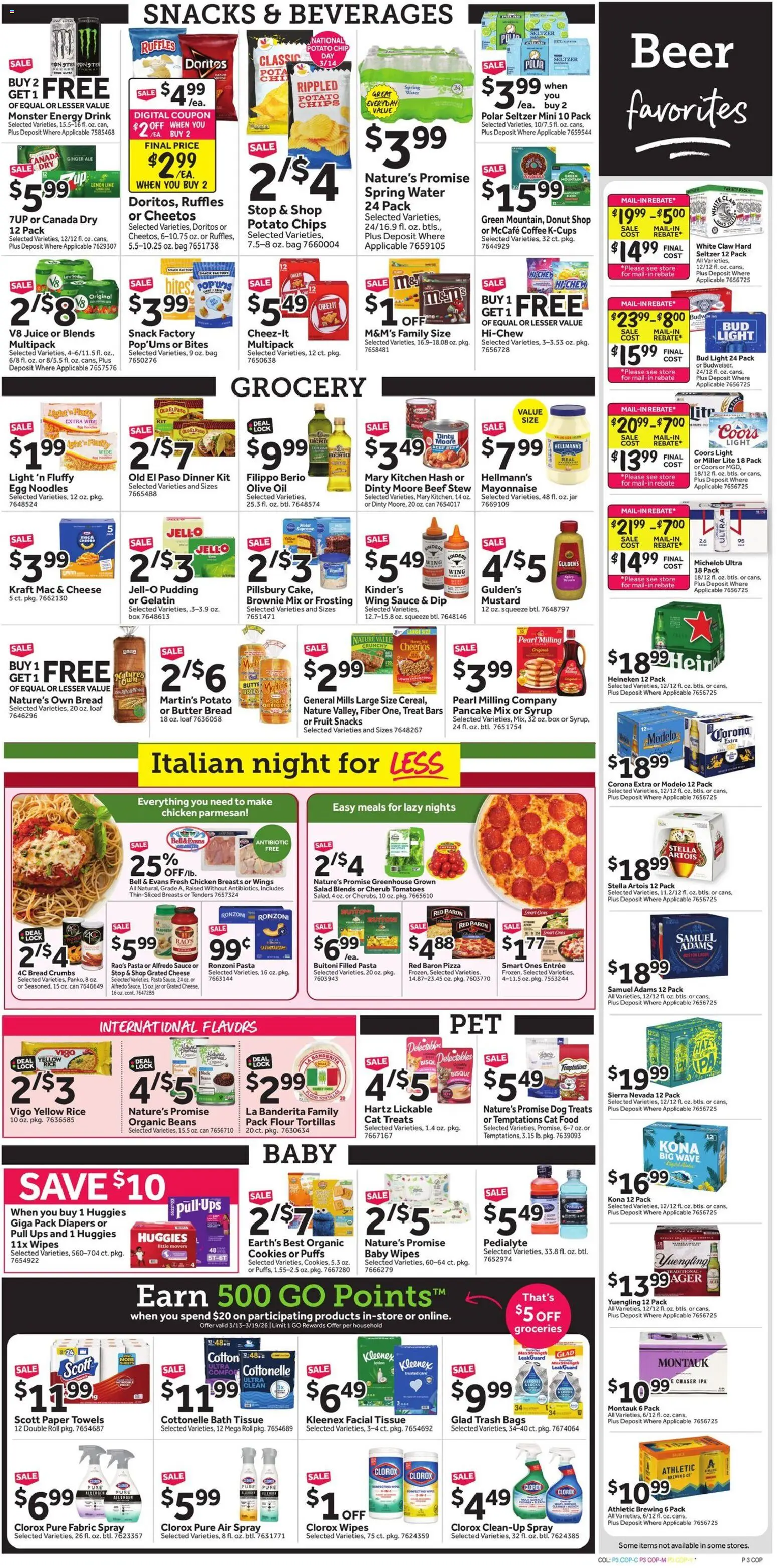 Stop & Shop Weekly Ad - valid from 13.03.2026 | Page: 5 | Products: Bath, Juice, Rice, Water