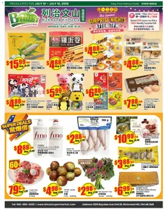 Preview of Btrust Supermarket weekly flyer - Montreal from shop Btrust Supermarket valid from Jul 10, 2026