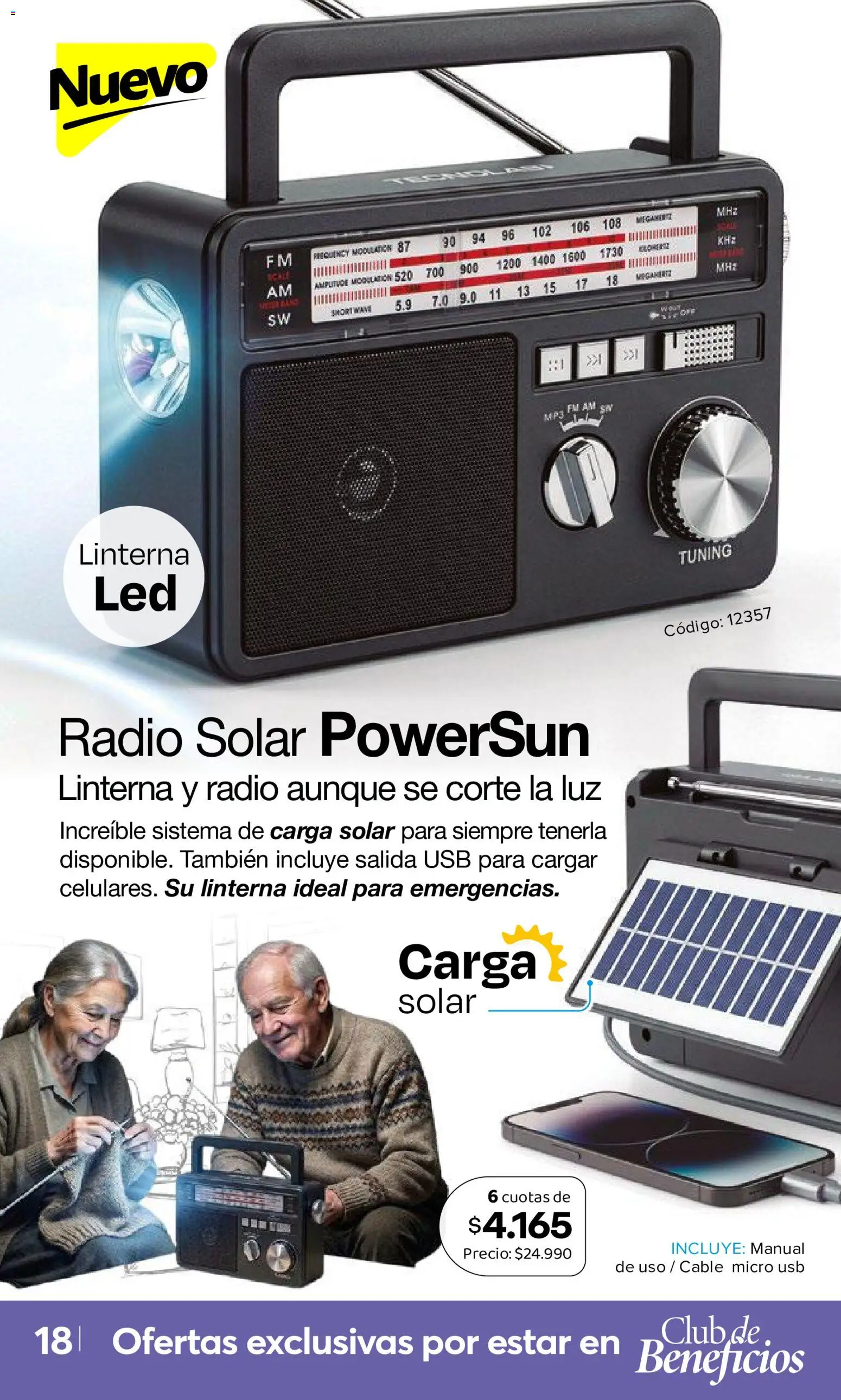 A3D Ofertas │ válido desde el 07.06.2026 | Página: 18 | Productos: Radio, Mp3, Short, Linterna