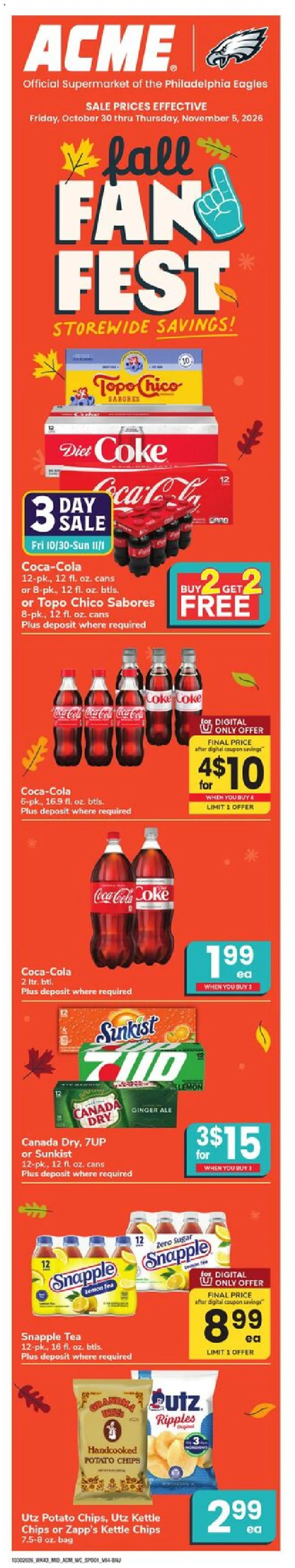 Acme Weekly Ad - valid from 10/30/2026 | Page: 1