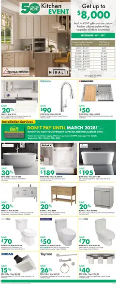 Preview of Kent weekly flyer / circulaire from shop Kent valid from Sep 17, 2026 | Page: 9 | Products: Fan, Shelf, Cabinet, Box