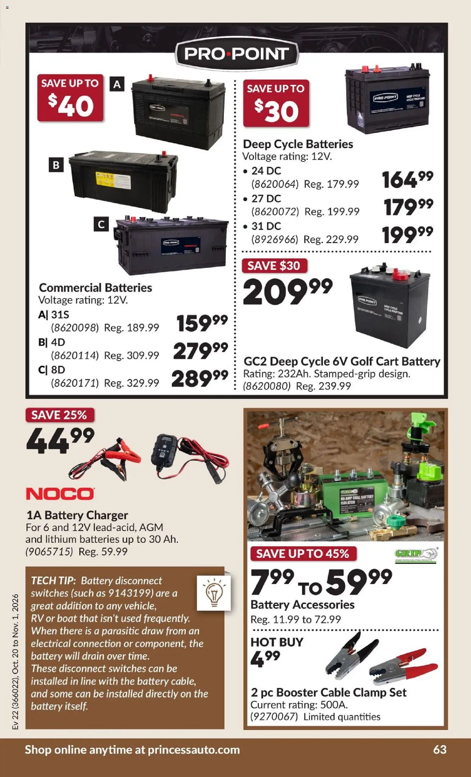 Princess Auto flyer valid from Oct 20, 2026 | Page: 66