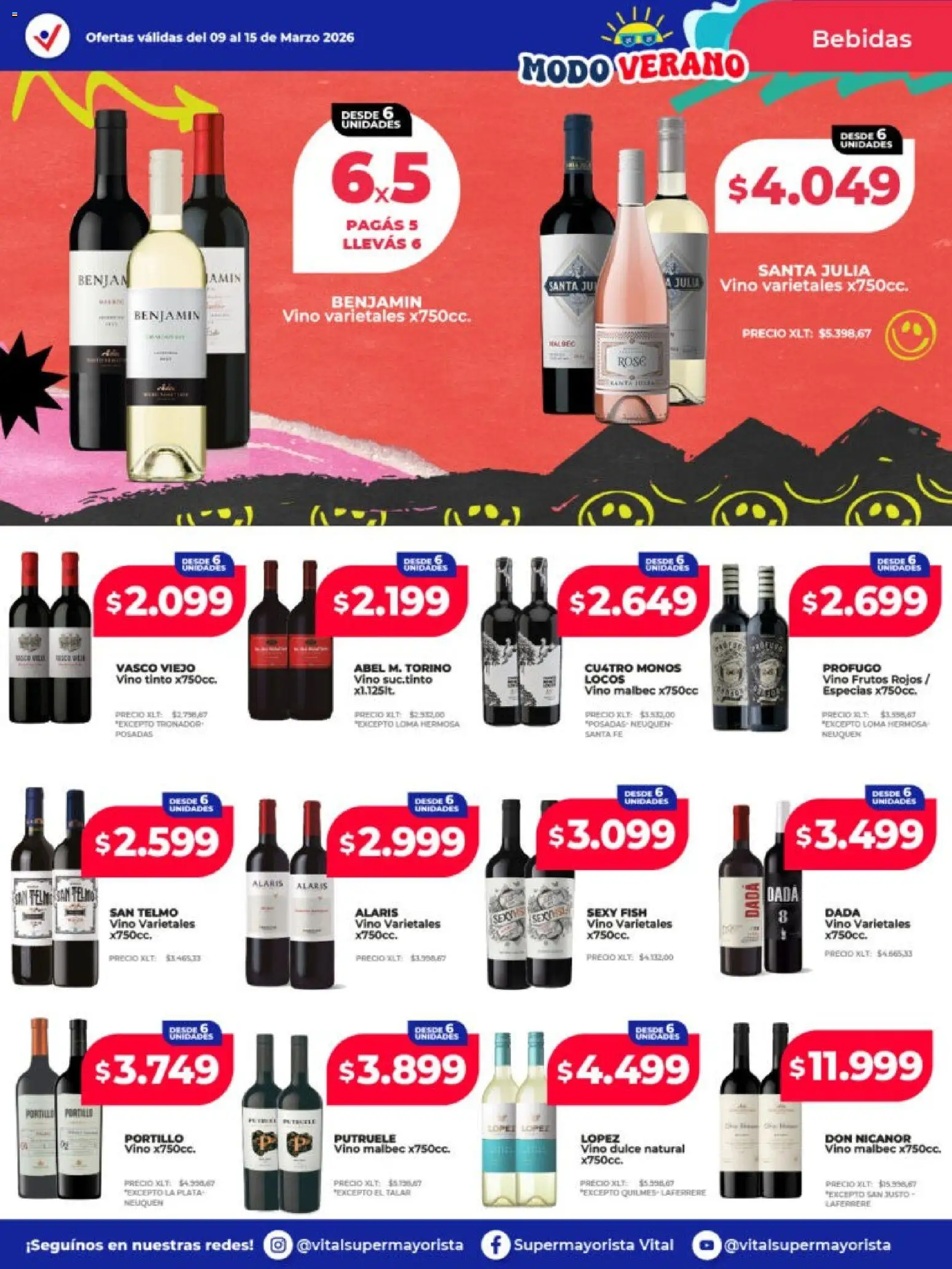 Vital ofertas │ válido desde el 09.03.2026 | Página: 16 | Productos: Vino