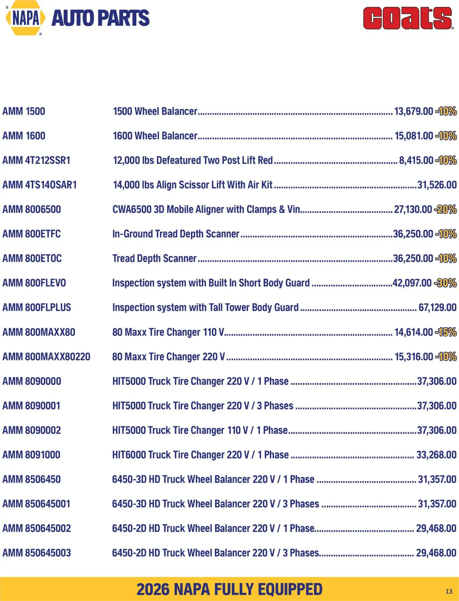 NAPA Auto Parts flyer valid from Sep 1, 2026 | Page: 15
