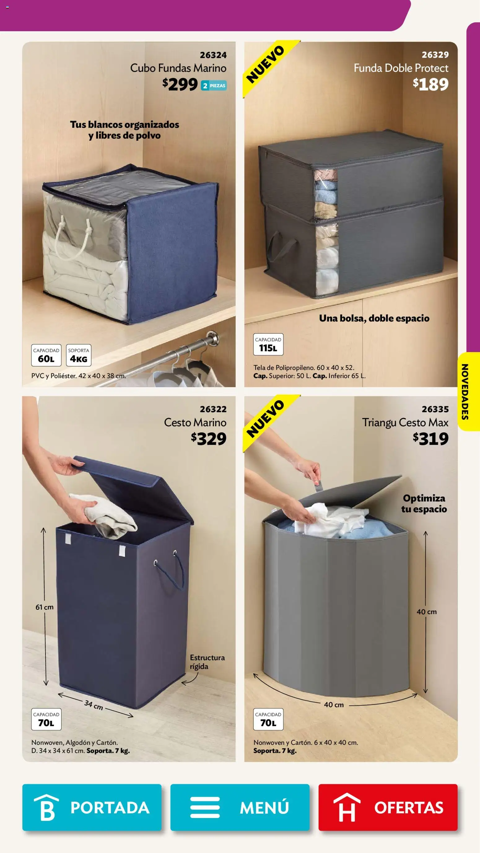 Nuevas ofertas de Betterware válidas en toda la República Mexicana desde el 28/09/2026. ¡Encuentra las mejores ofertas en Betterware campaña 10 2026! | Página: 61