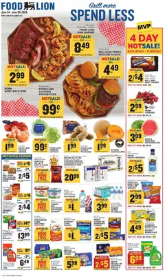 Preview of Food Lion weekly ads valid from 06/24/2026