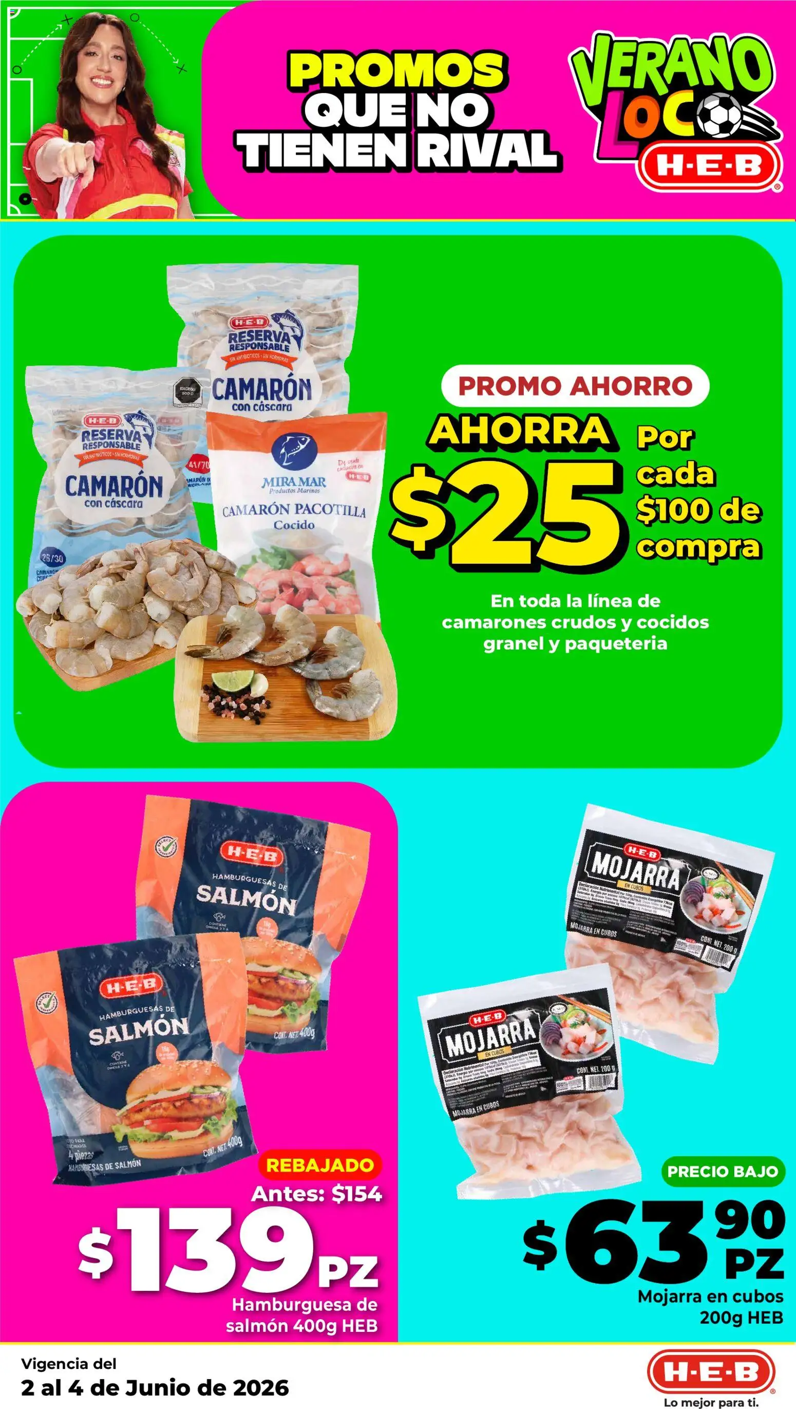 Nuevas ofertas de H-E-B válidas en toda la República Mexicana desde el 02.06.2026. ¡Encuentra las mejores ofertas en H-E-B folleto Las promos más locas! | Página: 2