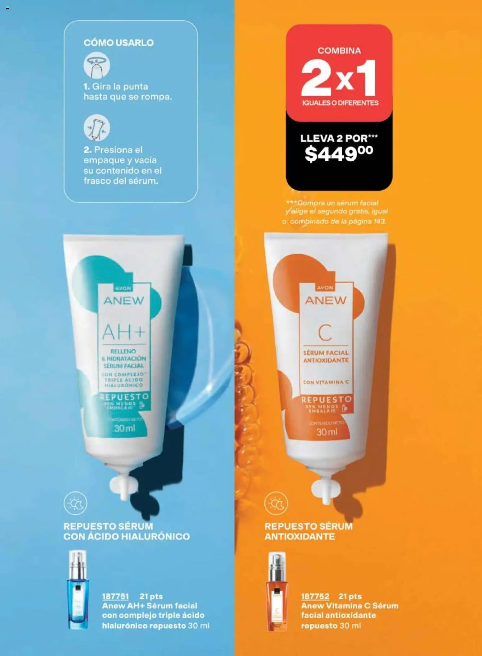 Nuevas ofertas de AVON válidas en toda la República Mexicana desde el 02.04.2026. ¡Encuentra las mejores ofertas en AVON campaña 6 2026! | Página: 139 | Productos: Serum, Frasco