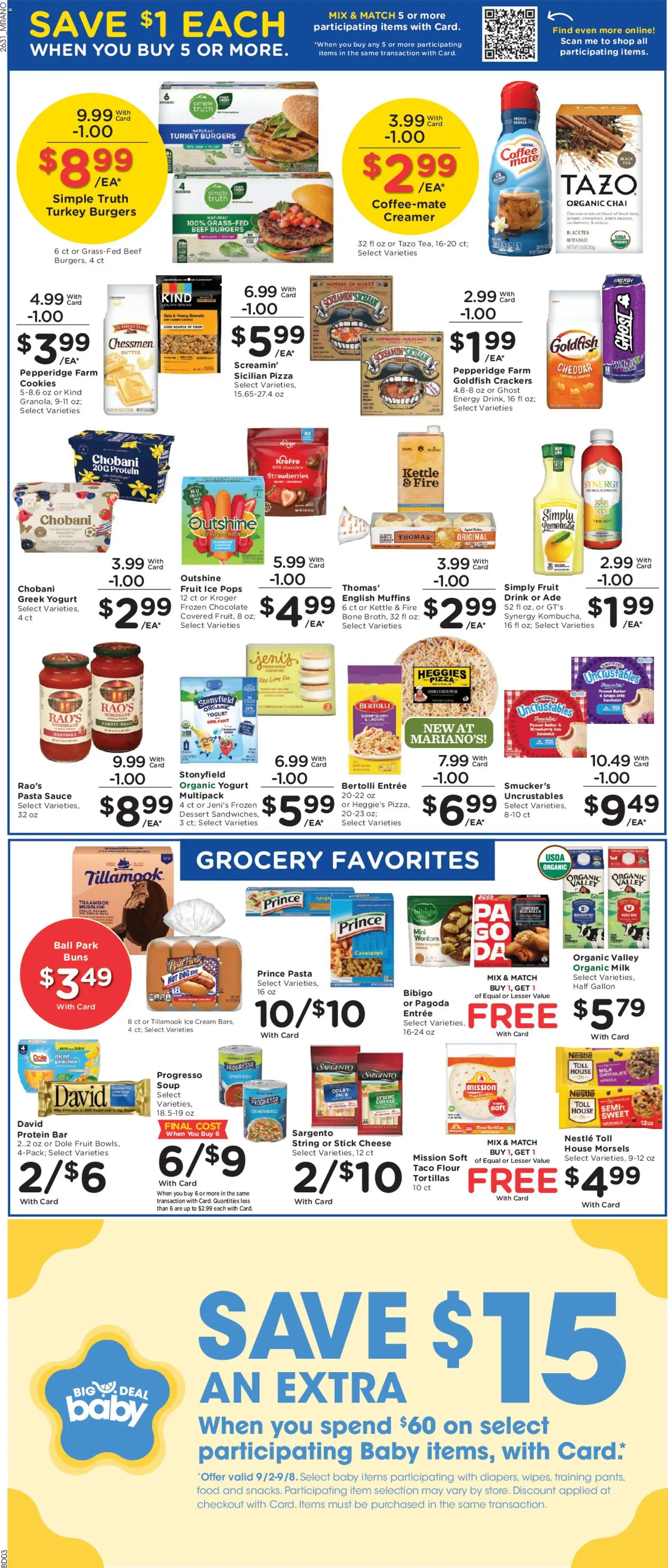 Mariano's Weekly Ad - valid from 09/02/2026 | Page: 6 | Products: Yogurt, Juice, Lime, Tomato