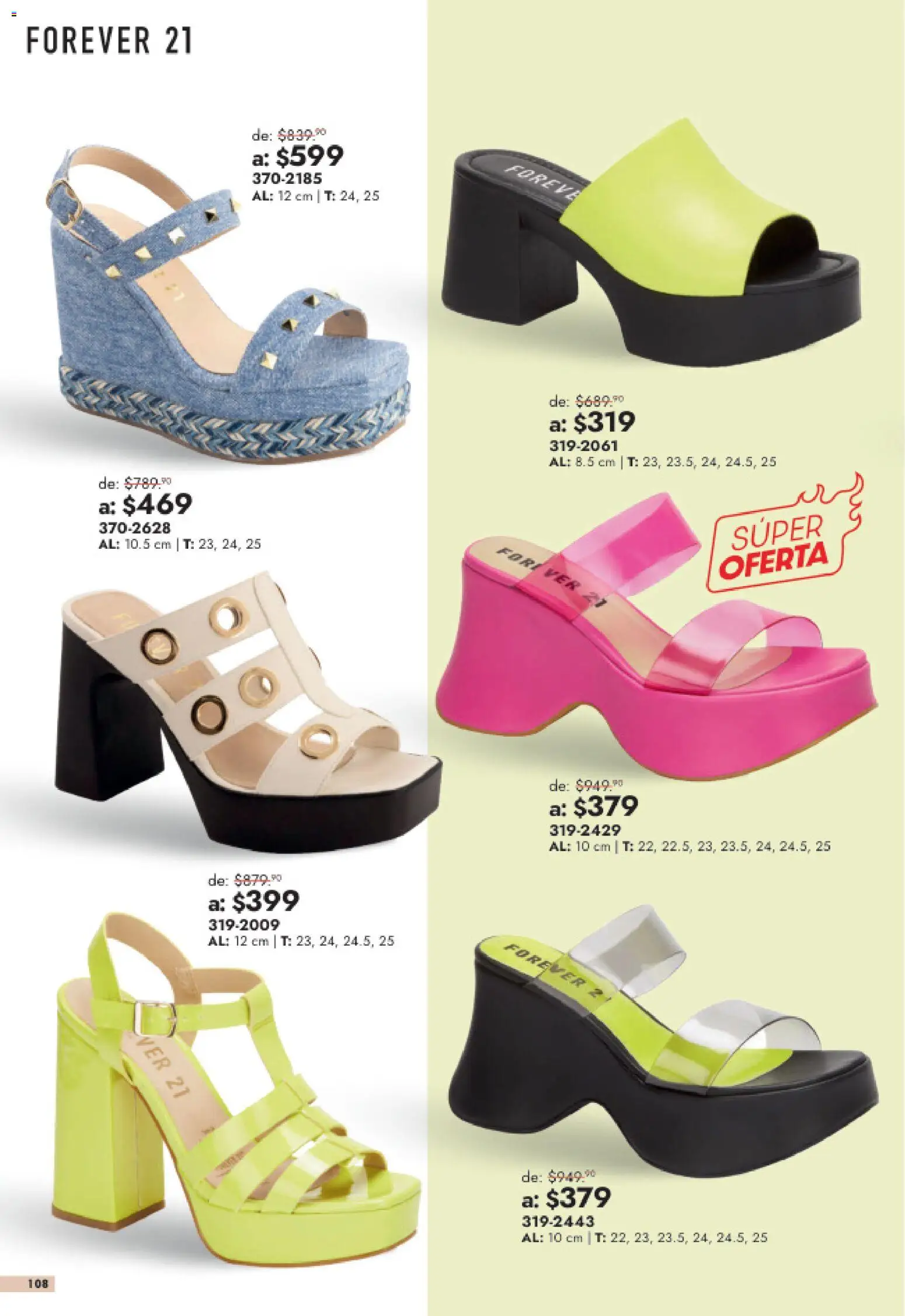 Nuevas ofertas de Andrea válidas en toda la República Mexicana desde el 26/07/2026. ¡Encuentra las mejores ofertas en Andrea catálogo Outlet! | Página: 108