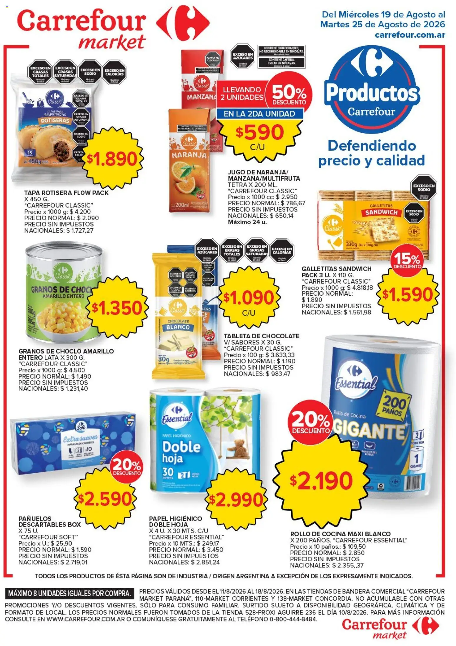 Carrefour Market - Market Corrientes │ válido desde el 19/08/2026 | Página: 4