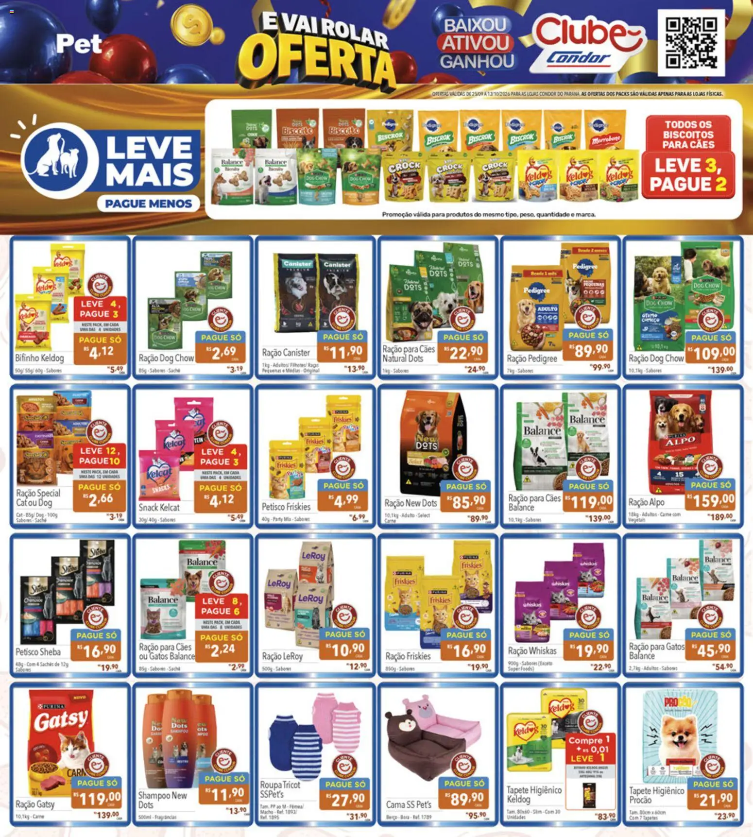 Supermercados Condor Folheto - válido de 25/09/2026 | Página: 30 | Produtos: Cará, Tapete, Carne, Biscoitos