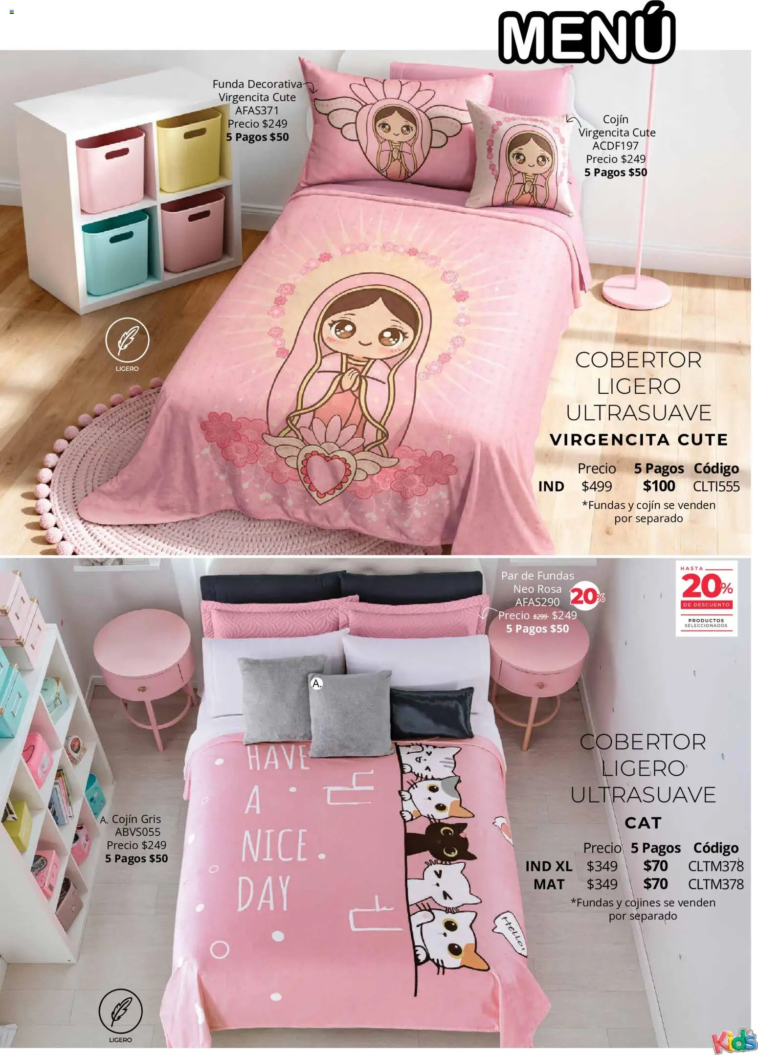Nuevas ofertas de Colchas Concord válidas en toda la República Mexicana desde el 01/08/2026. ¡Encuentra las mejores ofertas en Colchas Concord catálogo Colección Infantil! | Página: 56 | Productos: Cobertor, Funda