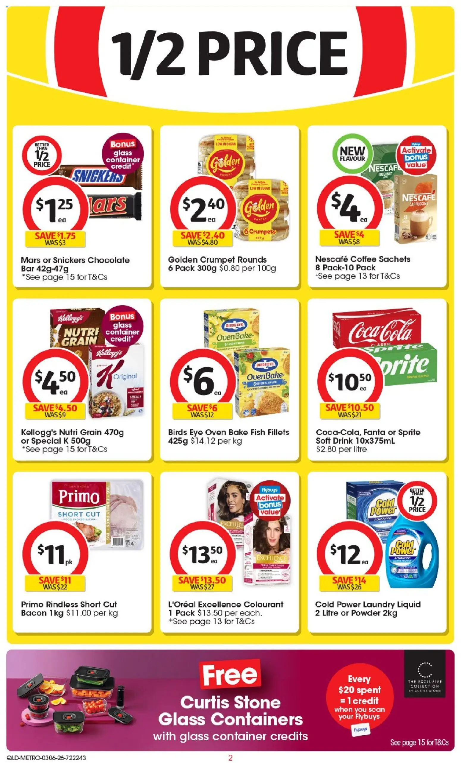 Coles catalogue - valid from 03.06.2026 | Page: 2 | Products: Crumpets, Coffee, Nescafe, Laundry