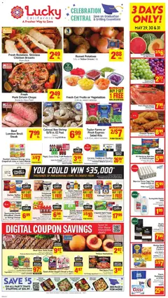 Preview of Lucky Supermarkets weekly ads valid from 27.05.2026