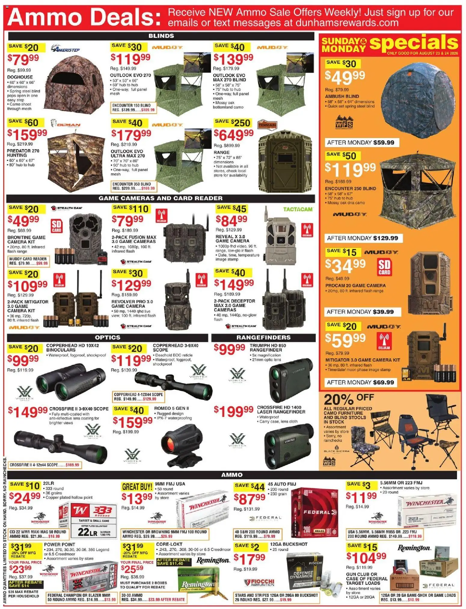 Dunham's Sports Weekly Ad - valid from 08/22/2026 | Page: 5 | Products: Fusion, Grains, Hub, Caro