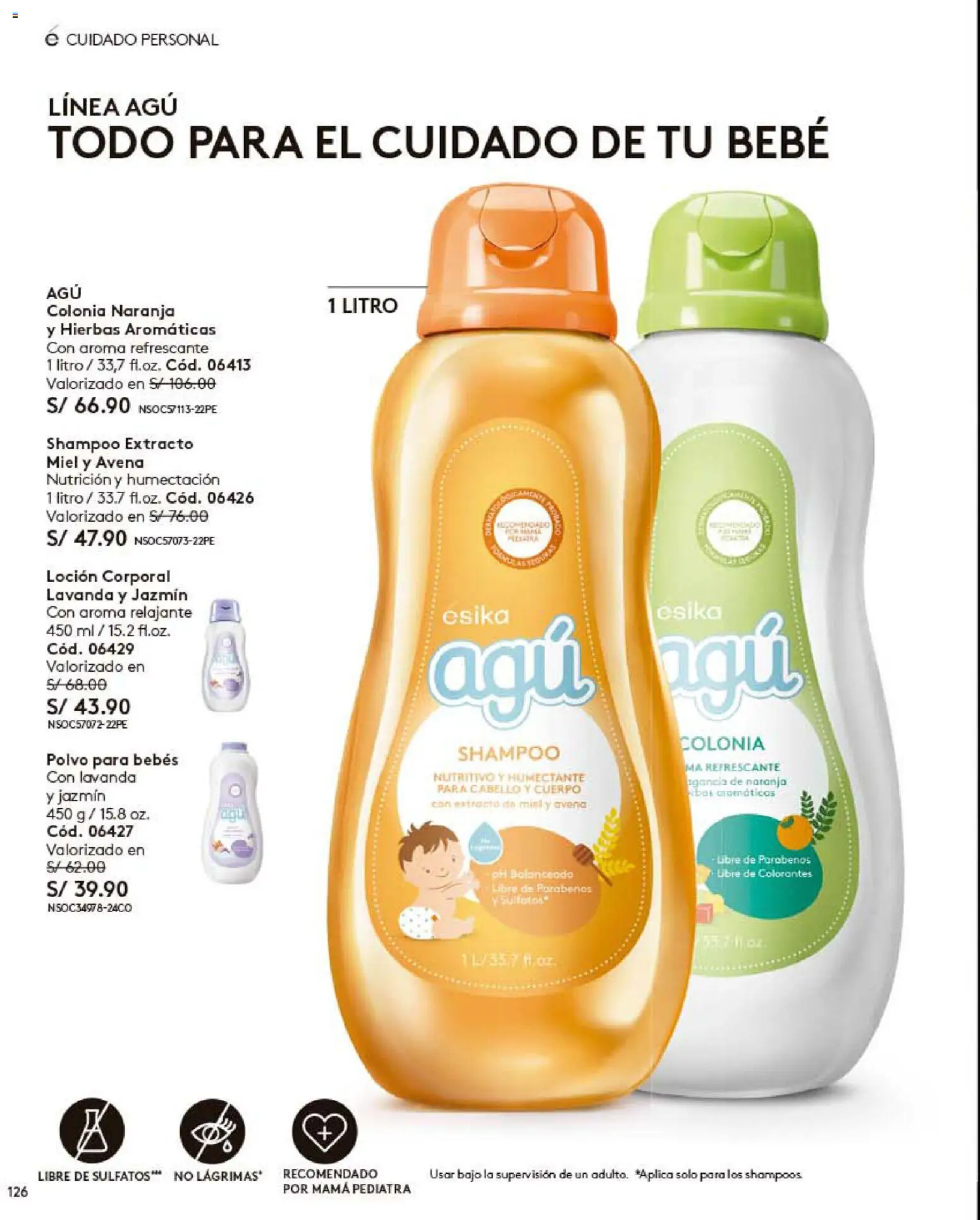 Catálogo Ésika válido desde 30.05.2026 | Página: 126 | Productos: Shampoo, Avena, Polvo