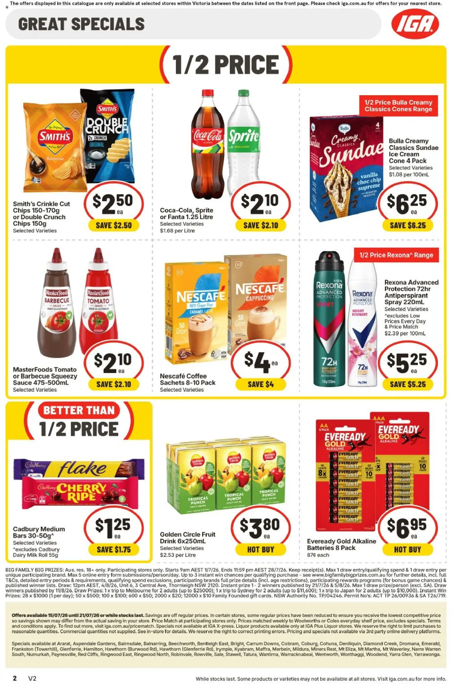 Ritchies catalogue - valid from 15/07/2026 | Page: 2 | Products: Milk, Fruit, Batteries, Vanilla