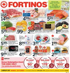 Preview of Fortinos weekly flyer / circulaire from shop Fortinos valid from Sep 3, 2026