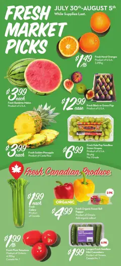 Preview of Longo's weekly flyer / circulaire from shop Longo's valid from Jul 30, 2026 | Page: 2