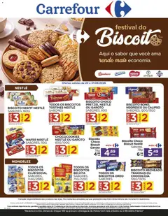 Carrefour ofertas Festival dos Biscoitos - Pré-Visualização do folheto da loja Carrefour, válido de 21/08/2026