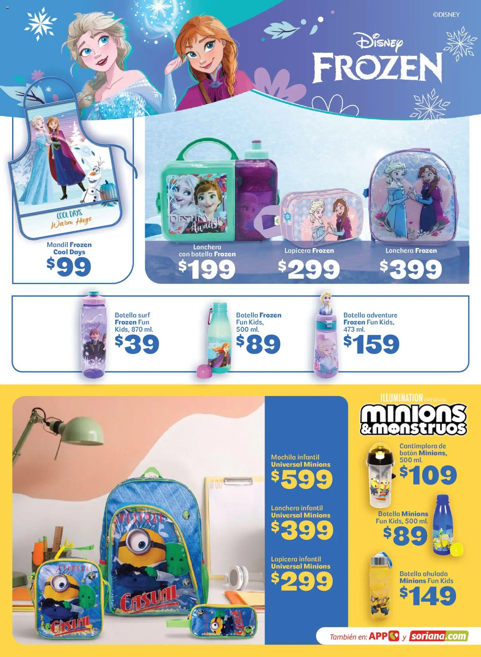 Nuevas ofertas de Soriana válidas en toda la República Mexicana desde el 13/08/2026. ¡Encuentra las mejores ofertas en Soriana Regresa a clases ¡Bien listo! Híper Nacional! | Página: 8 | Productos: Mochila, Botella