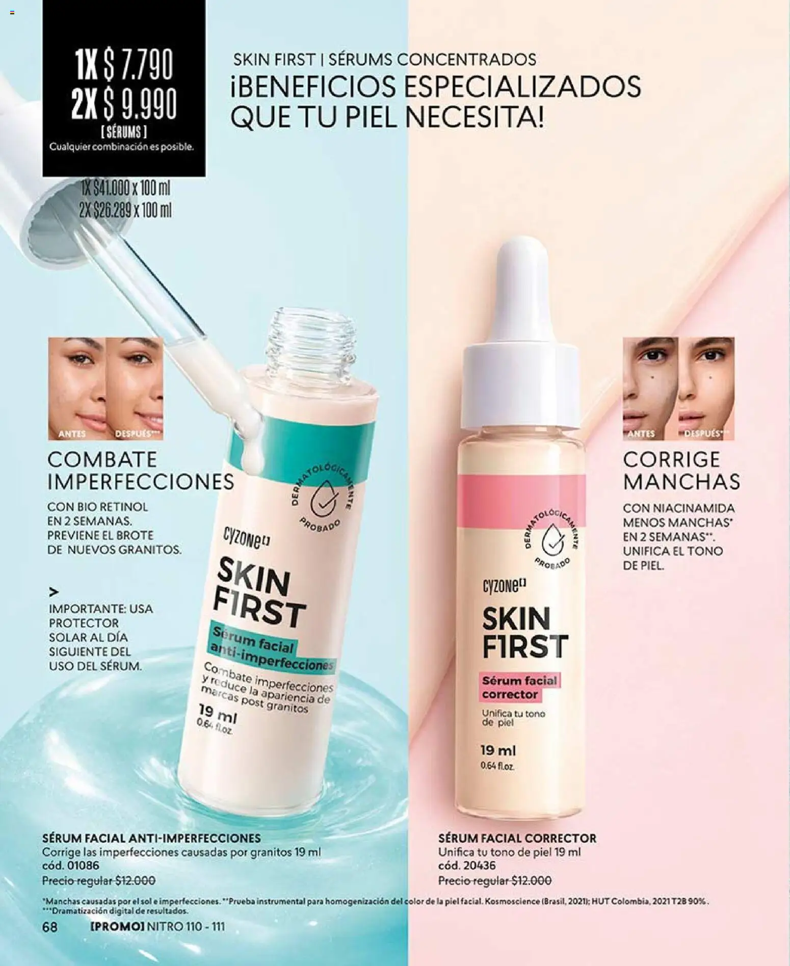 Catálogo CyZone Campaña 14 │ válido desde el 16.08.2026 | Página: 68 | Productos: Corrector, Serum
