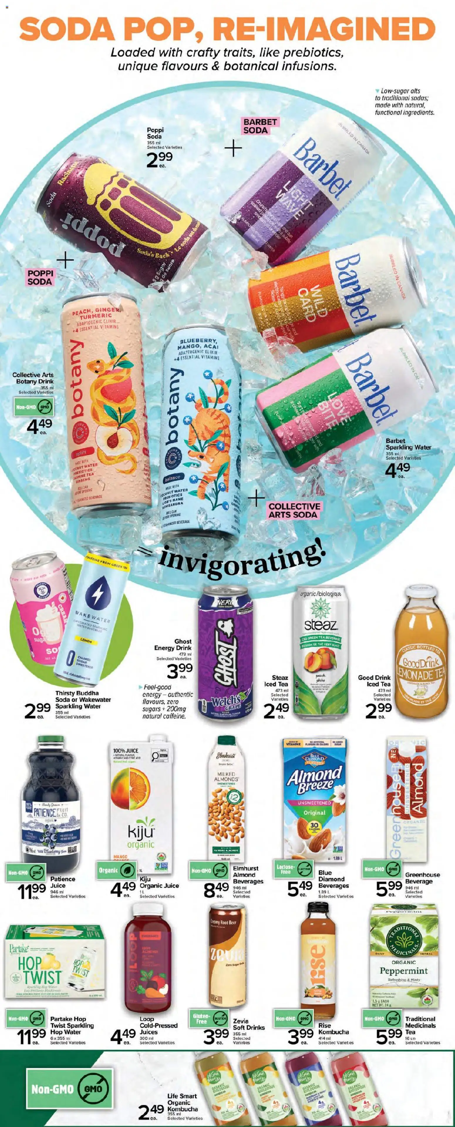 Metro flyer valid from Jul 9, 2026 | Page: 4 | Products: Tea, Juice, Beer