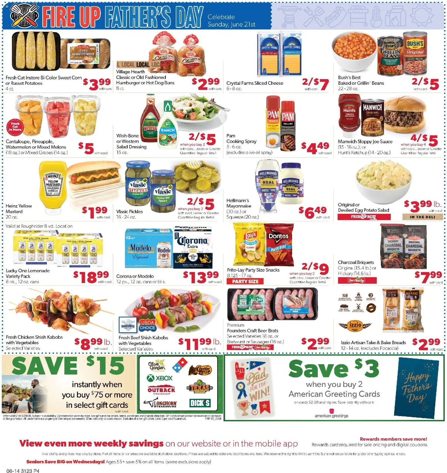 Family Fare Weekly Ad - ND - valid from 14.06.2026 | Page: 4 | Products: Ketchup, Salad, Vegetables, Sauce
