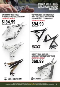 Preview of Cabelas flyer - Outdoor Adventure 2026 from shop Cabelas valid from 04.05.2026 | Page: 37