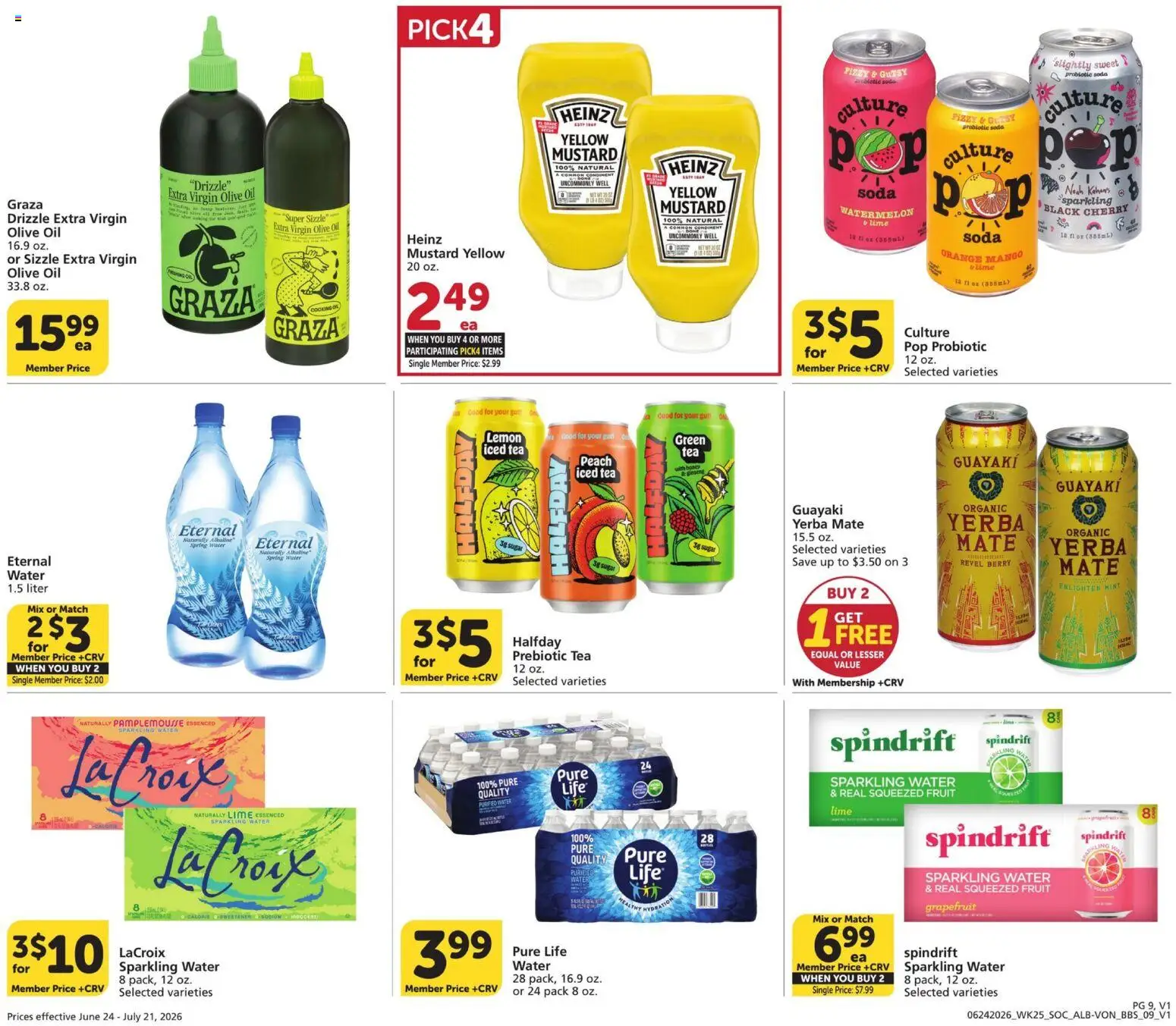 Vons Big Book of Savings - valid from 06/24/2026 | Page: 9 | Products: Grapefruit, Sugar, Lemon, Mango