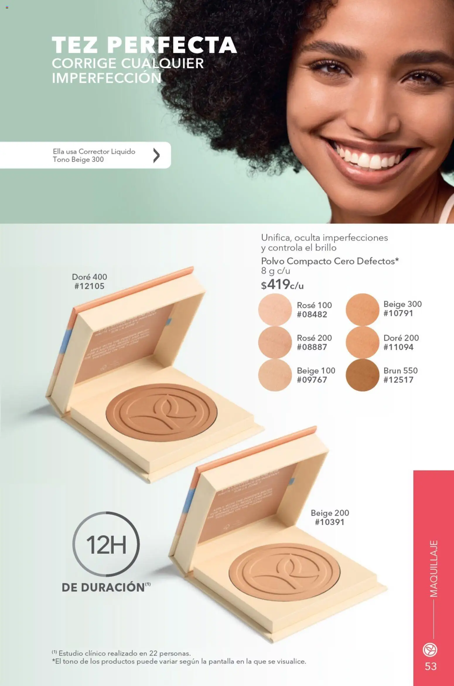 Nuevas ofertas de Yves Rocher válidas en toda la República Mexicana desde el 04/08/2026. ¡Encuentra las mejores ofertas en Yves Rocher campaña 11 2026! | Página: 57 | Productos: Brillo, Polvo compacto, Maquillaje, Polvo
