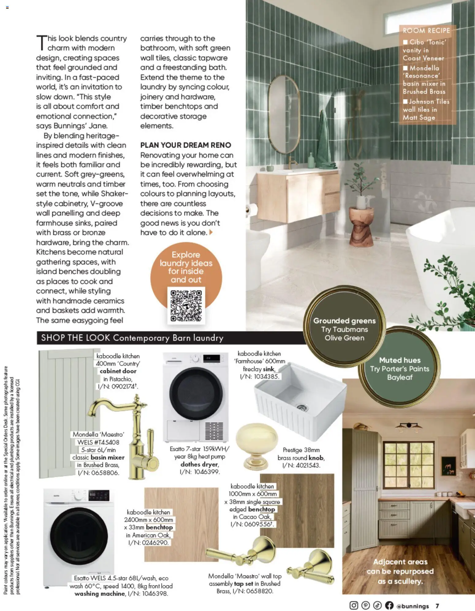 Bunnings Warehouse catalogue - valid from 01/10/2026 | Page: 7 | Products: Door, Handmade, Tiles, Mixer